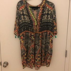 Hemant & Nandita multicolor dress, size small